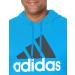 adidas Men's Essentials Logo Hoodie - Small Shock Blue/Black - Buy Online on GoSupps.com