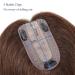 Silk-Co Real Hair Clip In Extensions - 7A Human Hair Toupee for Women | 30cm 38g Medium Brown 04# - Buy Online on GoSupps.com