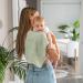 Comfy Cubs Muslin Spit Towels - 10 Pack Large 100% Cotton Hand Washcloths Extra Absorbent & Soft Sage Color Ideal for Baby Care - Buy Online on GoSupps.com