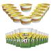 Chicken Instant Noodles Bulk Buy - Pack of 12 Mr. Noodles Kimchi & Pack of 12 Chicken and Mushroom Pot Noodles with Topline Card. Ramen Noodles Multipack for Camping Lunchbox Snacks