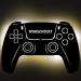 Gaming controller 5 lamp made of wood - personalized gift for men - gaming room decoration - gamingpad lamp - personalizable to hang/hang - consoles decoration - personal gift