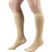 Truform 15-20 mmHg Knee High Compression Stockings for Men & Women - Closed Toe Beige Large - Comfort & Support - Buy Online on GoSupps.com