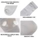 Sunew Bamboo Diabetic Socks - Unisex Non-Binding Moisture Wicking Crew Dress Socks - 3 Pairs Grey, X-Large - Buy Online on GoSupps.com