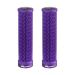 Funn Holeshot Mountain Bike Grips with Single Lock On Clamp, Lightweight and Ergonomic Bike Handle Grips with 22 mm Inner Diameter, Hardened End Bicycle Handlebar Grips for MTB/BMX Purple
