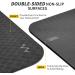 CAMBIVO Extra Wide Yoga Mat 72x32 1/4 - Eco-Friendly SGS Certified Large TPE Mat for Yoga, Pilates, Workout - Dark Black - Buy Online on GoSupps.com