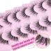 7 Pairs GVEFETIEE A Wispy False Eyelashes - Natural Look, Mink Long Curly, Cat Eye Style with Clear Band - Buy Online on GoSupps.com