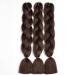 Ombre Jumbo Braids - 24 Inch Kanecalon Hair Extension (Dark Brown #) | Synthetic Braiding Hair 3PCs - Showjarlly - Buy Online on GoSupps.com