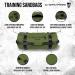 Gymreapers Strength Training Sandbags - Heavy Duty Workout Equipment for Home & Cross Training | Military Conditioning Exercises - OD Green (50-125 lbs) - Buy Online on GoSupps.com