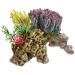 Nobby Aqua Ornaments CORAL with plants 15.5 x 9 x 10.5 cm 1 piece