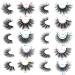 Boahankuke D False Eyelashes Multipack - 20 Pairs, 10 Styles | Natural Wispy Look, 18-20mm 3D Fluffy Crossed Faux Mink Lashes Pack for Cat eye & Round Shape - Buy Online on GoSupps.com
