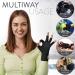 iMedic Arthritis Gloves Women & Men - 1 Pair Of Medium Compression Gloves To Provide Warmth - Fingerless Gloves Women & Men - Fingerless Gloves Arthritis Pain Relief - Black Medium Black - Buy Online on GoSupps.com
