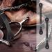 Adjustable Leather Spur Straps - 2 Pcs, Single Ply, Western Style, 6 Holes, 9.9 Inches, Black - Buy Online on GoSupps.com