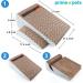 PrimePets 2-in-1 Cat Scratcher Cardboard with Ball | Removable Cat Scratching Pad | Corrugated Scratch Lounge Sofa Refill | Catnip Included - Buy Online on GoSupps.com