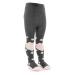 LaLoona Baby Crawling Tights - Baby Tights with ABS Anti-Slip Sole and Knees - Stars Pink 74/80 (6-12 Months) Pink Grey