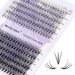 Individual Lashes 240PCS Cluster Lashes Extension D Curl 0.07mm 10D/20D Mixed 12-16mm Lash Clusters Wide Stem Individual Eyelashes Clusters DIY Eyelashes Extensions(10D+20D-0.07-D-MIX12-16) RR-12-16mm Clusters-10D+20D-0.07-D