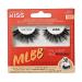KISS My Lash But Bolder 3D Volume False Eyelashes - Slim Thicc  Black  Comfortable  Voluminous  Natural-Looking  Faux Mink  Vegan  Fuller  3D Lashes  Superfine  Knotless  Fluffy & Soft | 1 Pair
