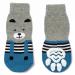 PET Heroic Indoor Anti-slip socks for dogs and cats-6 sizes from S to 3XL for small-riani animals-paw protection and traction thanks to silicone-gel Blue Bear L
