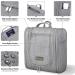 Baleine Water-Resistant Toiletry Bag for Women and Men - Large Gray Makeup Organizer with Hanging Hook - Buy Online on GoSupps.com