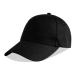 LANGZHEN Unisex Baseball Cap 100% Cotton Fits Men Women Washed Denim Adjustable Dad Hat Structured-black Large