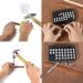 Yoption 36Pcs Metal Letter and Number Stamps Set - 26 Alphabet Letters & 10 Numbers Imprinted Leather Punching Tools (6mm) - Buy Online on GoSupps.com