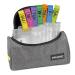 Portable Easy to Fill and Follow Pill Organizer for Medications and Supplements Gray