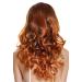 WIG ME UP SA097-6TW8 Long Curly Ombre Brown Red Mix Wig for Ladies - Stylish & Versatile Hairpiece - Buy Online on GoSupps.com