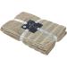 Luxurious 100% Pure Cotton 2 Piece Bath Sheet Set - 35 x 68 in Taupe - Buy Online on GoSupps.com
