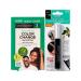 KISS Quick Cover Natural Herbal Color Change Shampoo 3 Pouches (2 PACK #Shampoo&Mascara (Natural Black)) 2 Piece Set #Shampoo&Mascara (Natural Black)