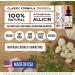 Pure Garlic Extract with Allicin - Immune Support Supplement - Vegan Friendly - 2 fl oz Bottle - Buy Online on GoSupps.com