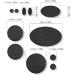 Zengear Down Jacket Repair Patches - Waterproof Nylon Fabric for Clothing and Gear - 11 Pieces, Black - Buy Online on GoSupps.com
