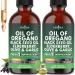 NEW AGE Oil of Oregano Drops - Black Seed Oil, Elderberry, Vitamin D, D3, K2, Olive, Garlic - Immune Support Supplement Wellness Formula, Zinc Supplements Liquid - 4Fl Oz 2 Fl Oz (Pack of 2)