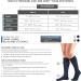 Buy Truform Compression Socks for Women - 10-20 mmHg Knee High Gym Socks (Large Black) | Optimal Support for Sport & Travel - Buy Online on GoSupps.com