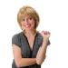 WIG ME UP - AL-844-15T24B ladies wig short hairstyle short blonde mixed streaked backcombed voluminous natural