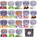 HomeWit fragrance candles set 18pc 1520g fragrance candles gift set with lid long burning time for birthday gift set for women gifts 18-candle fragrance candle