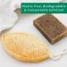 Organic Natural Loofah Sponge (4 Pack) - Biodegradable Exfoliating Body Scrubber - Buy Online on GoSupps.com