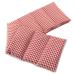 Rapeseed pillow 75x20cm large 8-chamber red-white - heat pad grain pillow