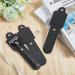 Buy SUPERFINDINGS 4Pcs PU Leather Razor Protective Case - Black Shaving Pouch Holder for Travel | 141mm Long Button Design - Buy Online on GoSupps.com