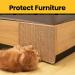 Conlun Cat Scratcher Mat - Natural Sisal Scratch Pad for Cats | Cat Furniture Protector - XS Size (11.8'' X 15.7 ) Brown - Buy Online on GoSupps.com