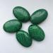 Manekieko Synthetic Malachite Worry Stones | Oval Palm Healing Crystals for Massage & Energy | Ideal for Spa & Stress Relief - Buy Online on GoSupps.com