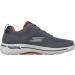 Skechers Men's GoWalk Arch Fit Athletic Walking Shoe 12 Charcoal/Orange - Buy Online on GoSupps.com