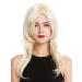 Buy WIG ME UP GFW2078-LG26+613 Women's Shoulder Length Straight Blonde Wig - International Shipping Available - Buy Online on GoSupps.com