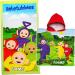 Buy 2-Piece Teletubbies Bath & Beach Towel Set | 100% Cotton Hooded Poncho | 70x140 cm | Terry & Velours - Buy Online on GoSupps.com