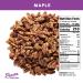 Pecan Nation Maple Flavored Roasted Sweet Pecan Pieces 4 oz - Natural, Antioxidant-Rich, Non-GMO Nut Snack for Adults & Kids - Buy Online on GoSupps.com