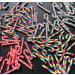 100Pcs Red White Candy Cane Faux Clay Christmas Stick - Mini Polymer Soft Clay DIY Decoration for Nail Art & Cake - 3CM 4 Colors - Buy Online on GoSupps.com