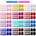 12 Sheets Glitter Toe Nail Wraps - Self-Adhesive Polish Stickers - Nail Art Decals - Manicure Kit with 12 Styles - Classic Colors for Women and Girls - Buy Online on GoSupps.com