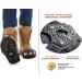 Icetrax V3 Tungsten Crampons - Non-Slip Ice Cleats for Shoes and Boots | Ice Grips for Snow and Ice | Reflective Heel | L/XL (Men 9.5-13/ Women 11+) Black - Buy Online on GoSupps.com
