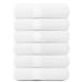 Bath Towels, 100% Cotton Bath Towels White, 22 x 44 Inch Pack of 6,Towels for Bathroom, Pool Towels, Small Quick Drying Hotel Towels, Gym Towels, Quality Towels for Spa, Ideal for Every day use White 22 x 44 Pack of 6