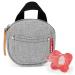 Skip Hop Pacifier Holder - Grab & Go - Grey Melange | Shop Now - Buy Online on GoSupps.com