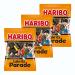Haribo Liquorice Parade Fruit Gum Pack of 3 Liquorice Liquorice Mix In Bag 200 g