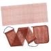 HAPINARY 1 Set Bath Towel Exfoliating Loofah Back Wash Scrubber Exfoliating African Net Towels Nylon Brown